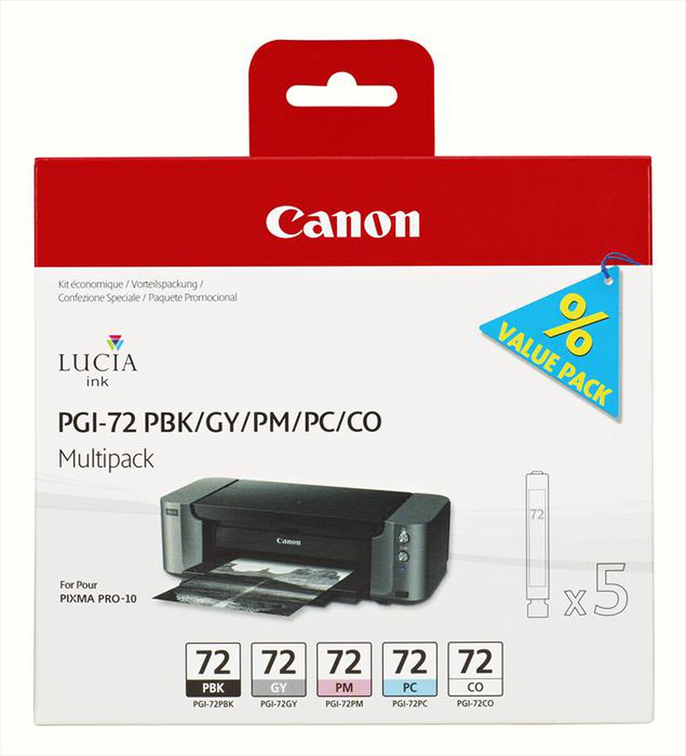 Immagine del prodotto CANON - PGI-72 PBK/GY/PM/PC/CO MU-PBK/GY/PM/PC/CO