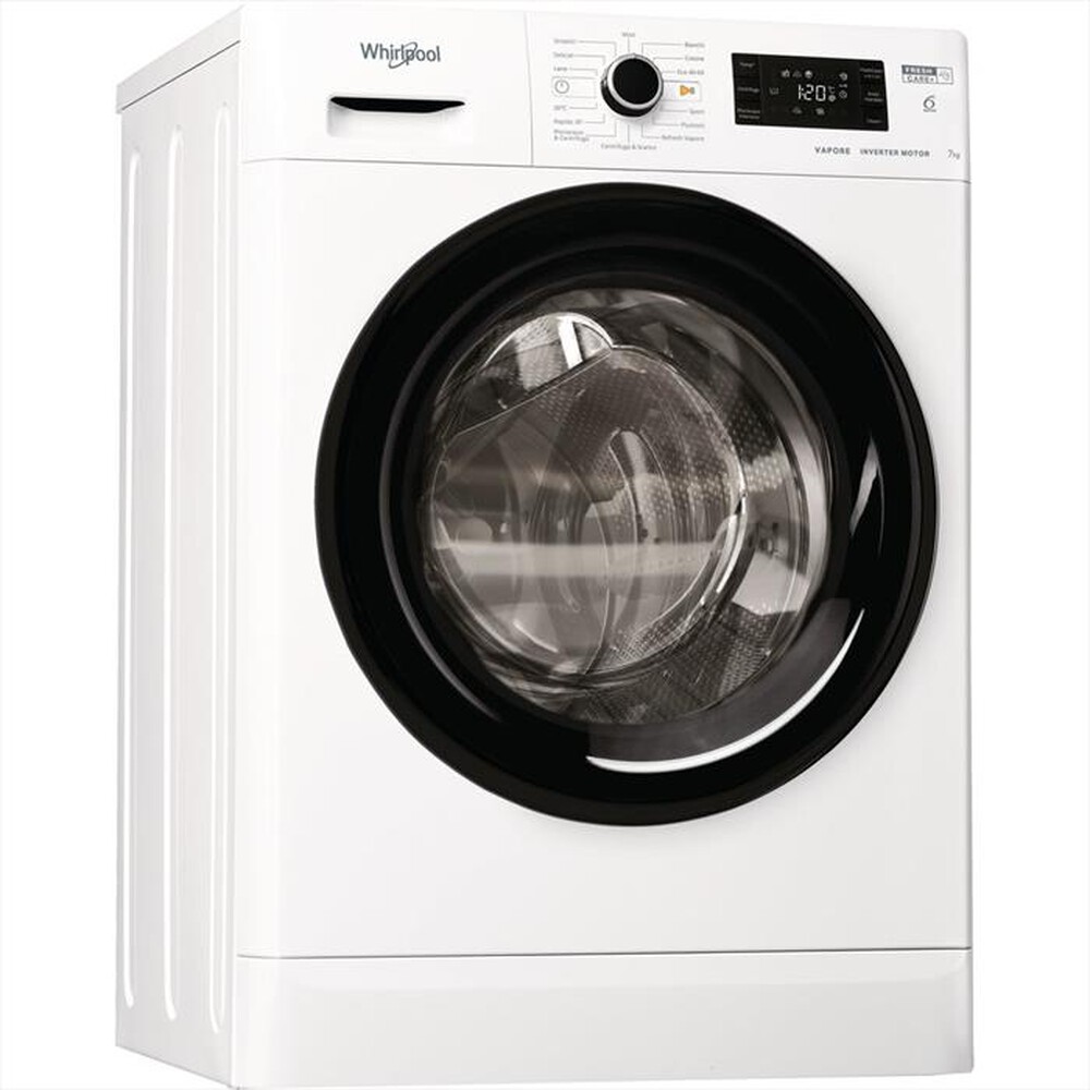 Immagine del prodotto WHIRLPOOL - Lavatrice slim FSB 723V BS IT N 7 Kg Classe D