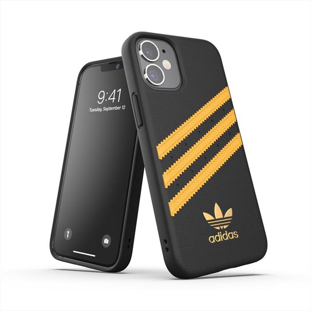 "CELLY - EX7906 ADIDAS SAMBA COVER IPHONE 12 MINI-Nero/Oro"