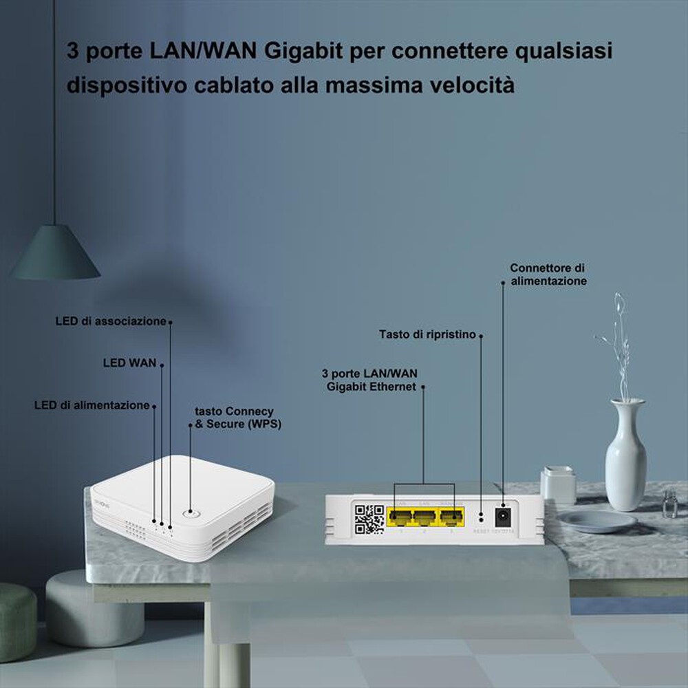 Immagine del prodotto STRONG - Wi-Fi Mesh Home Kit 1200 MESHKIT1200V2-bianco