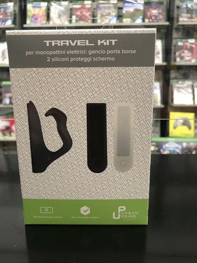 TEKK - GANCIO PORTA BORSE + 2 SILICONI PROTEGGI SCHERMO P