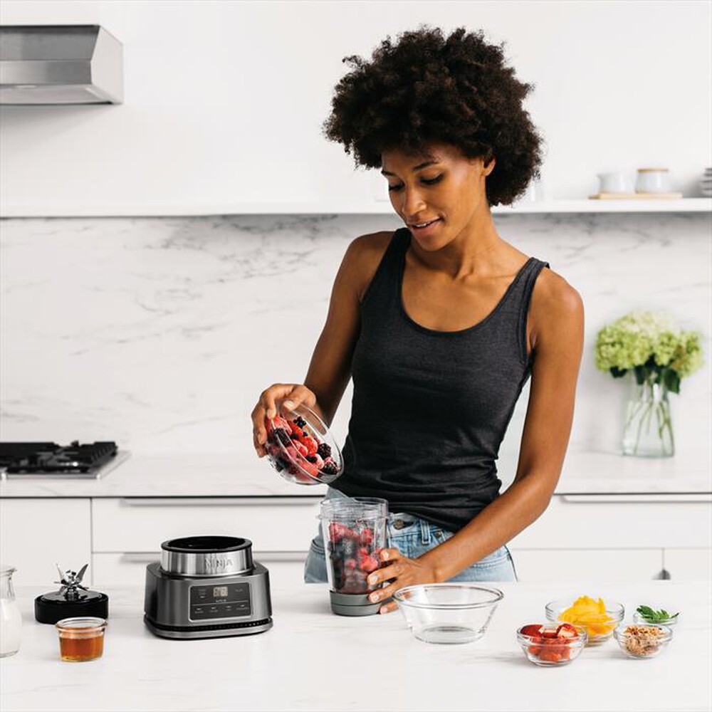 "NINJA - Frullatore 2 in 1 POWER NUTRI CB100EU-GRIGIO/NERO"
