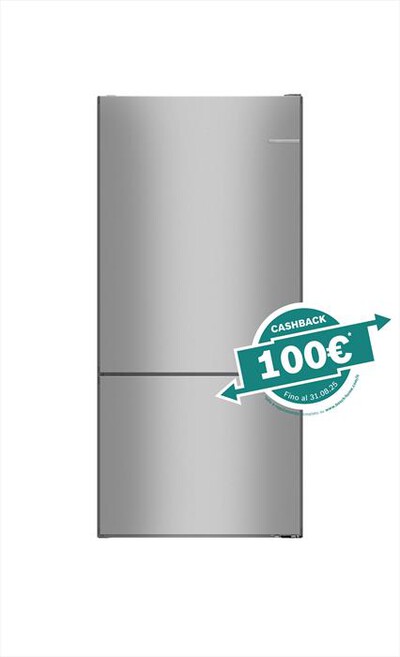 BOSCH - Frigorifero combinato KGN86VIEA Classe E 631 lt-Acciaio anti-impronta