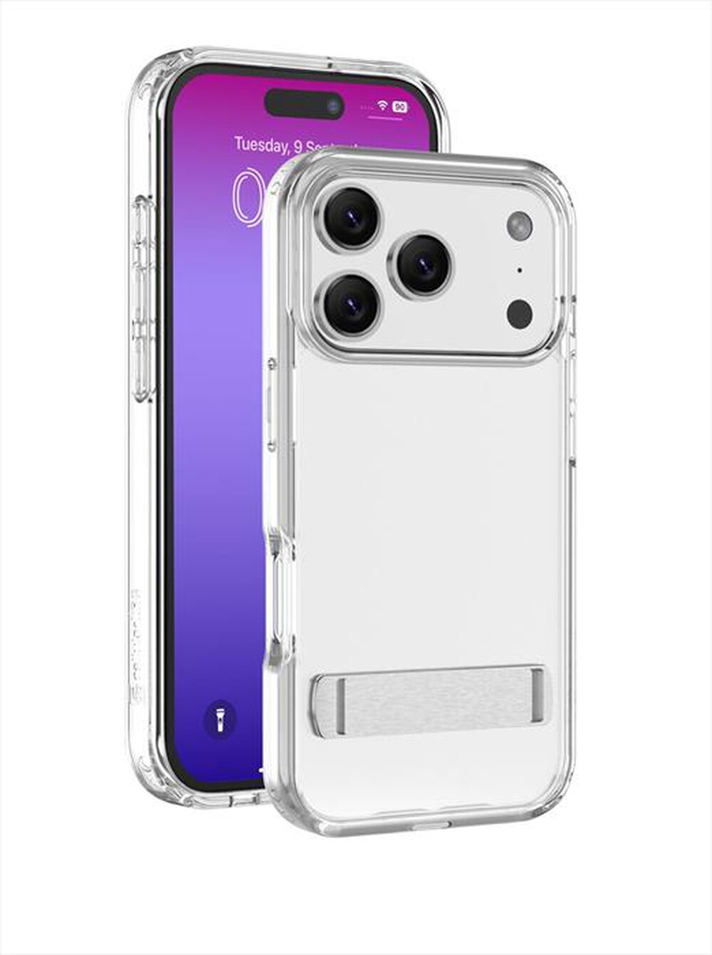 Immagine del prodotto CELLULARLINE - Custodia CLEAR STAND per IPHONE 17 PRO MAX-Trasparente