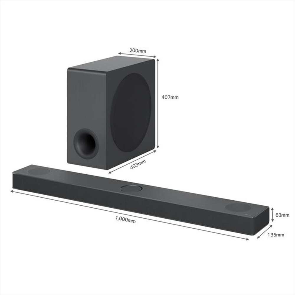 "LG - Soundbar S80QY.DEUSLLK-Argento"