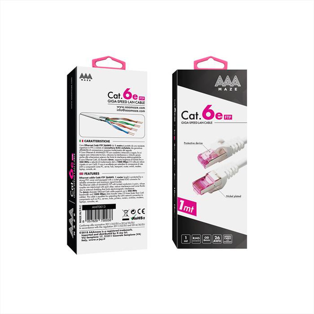 Immagine del prodotto AAAMAZE - CAVO LAN DA 1 METRO