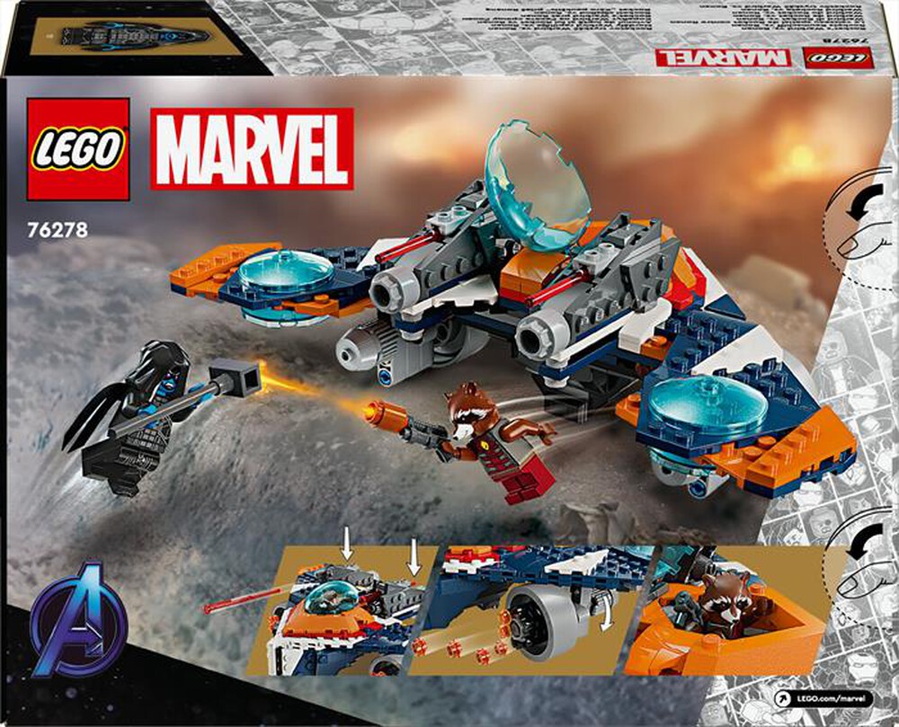 Immagine del prodotto LEGO - SUPER HEROES MARVEL Warbird Rocket vs Ronan 76278