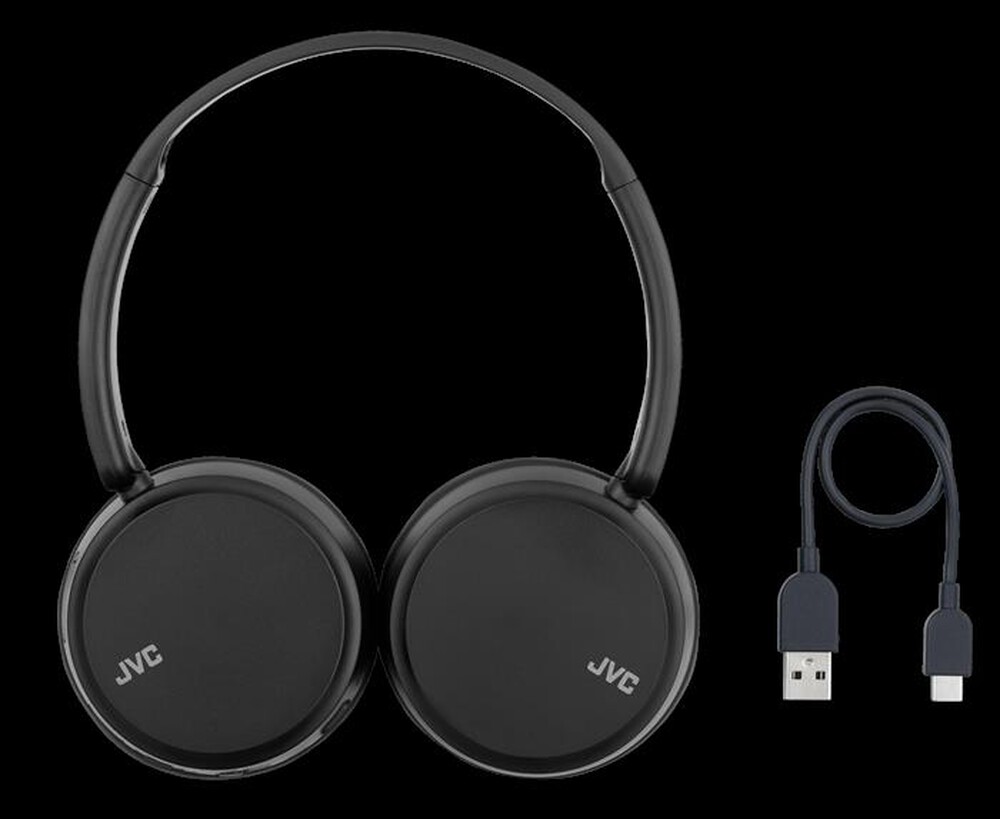 "JVC - Cuffie a padiglione chiuso HA-S36W BLACK-nero"