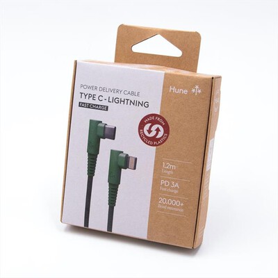 HUNE - Cavo da USB-C a Lightning HIEDRA-CL-Verde Foresta