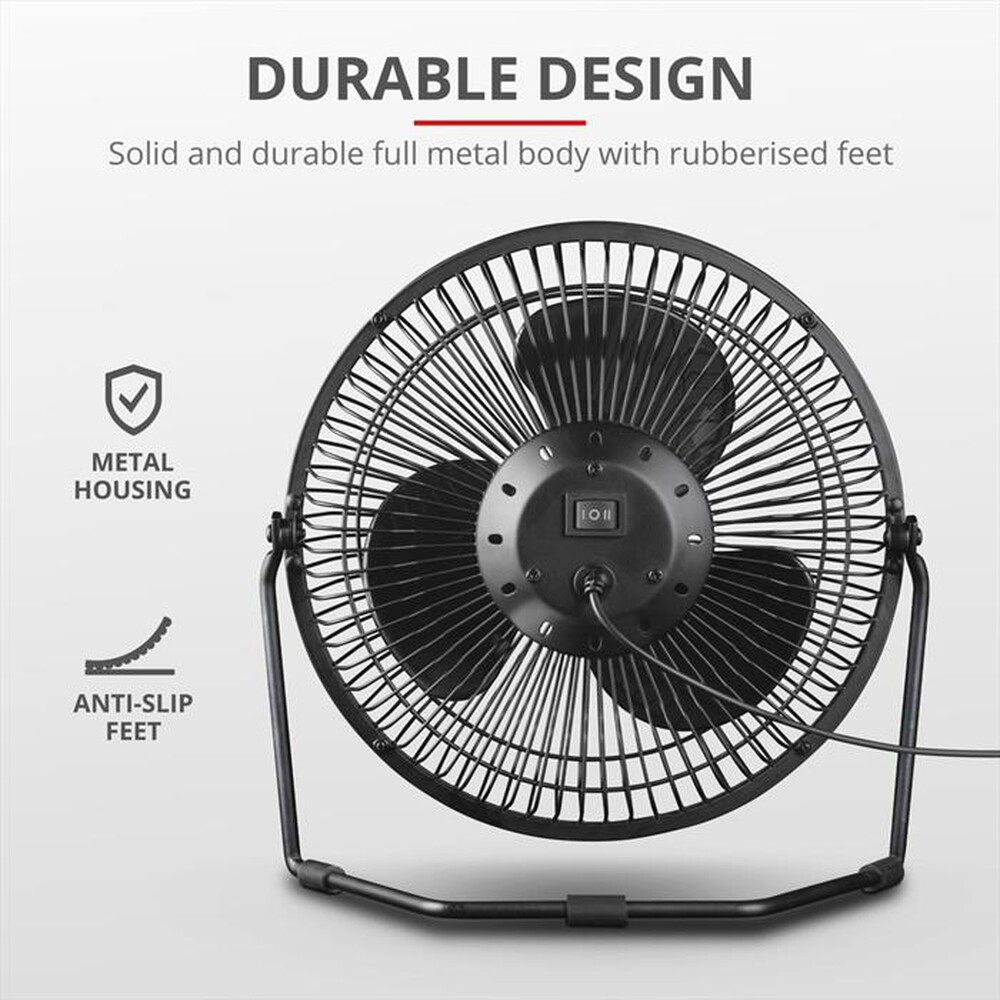 "TRUST - BLAZE USB COOLING FAN-Black"