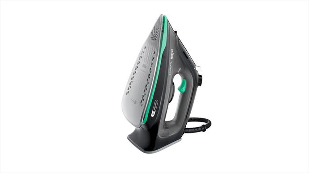 "BRAUN - Ferro da stiro a vapore SI5277GR-Nero-verde"