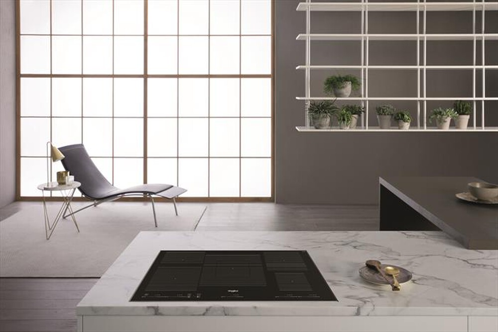 "WHIRLPOOL - Piano cottura elettrico WT 1090 BA 90 cm-Nero"
