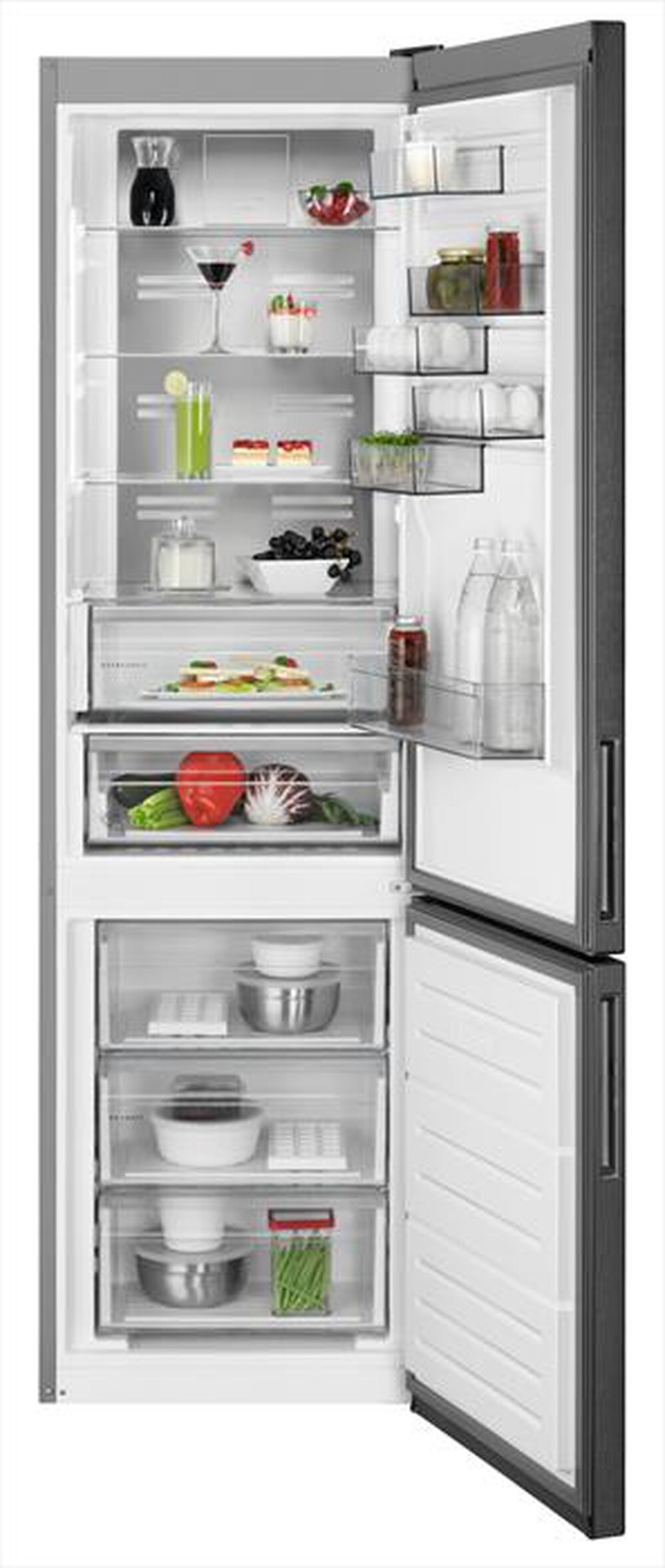 Immagine del prodotto AEG - Frigorifero combinato RCB736D5MB Classe D-Nero