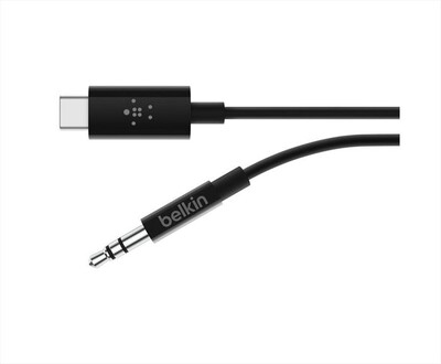 BELKIN - CAVO AUDIO 3.5MM CON CONNETTORE USB-C 0,9 M-Nero