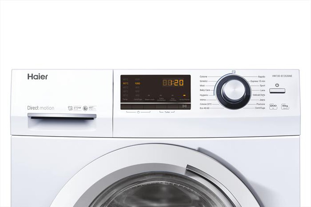 "HAIER - Lavatrice HW100-B12636NEIT 10 Kg Classe A-Bianco"