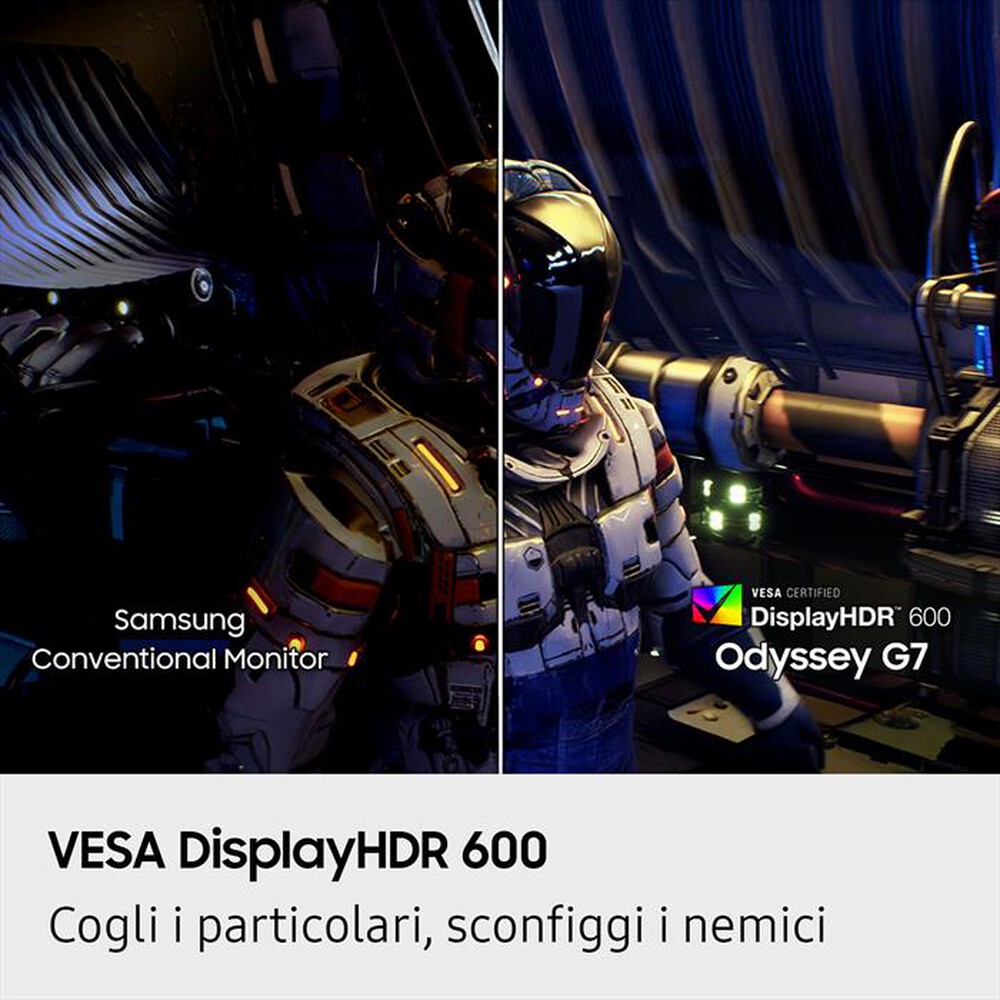 Immagine del prodotto SAMSUNG - MONITOR GAMING ODYSSEY G7 - G75F DA 37" UHD CURVO-Black