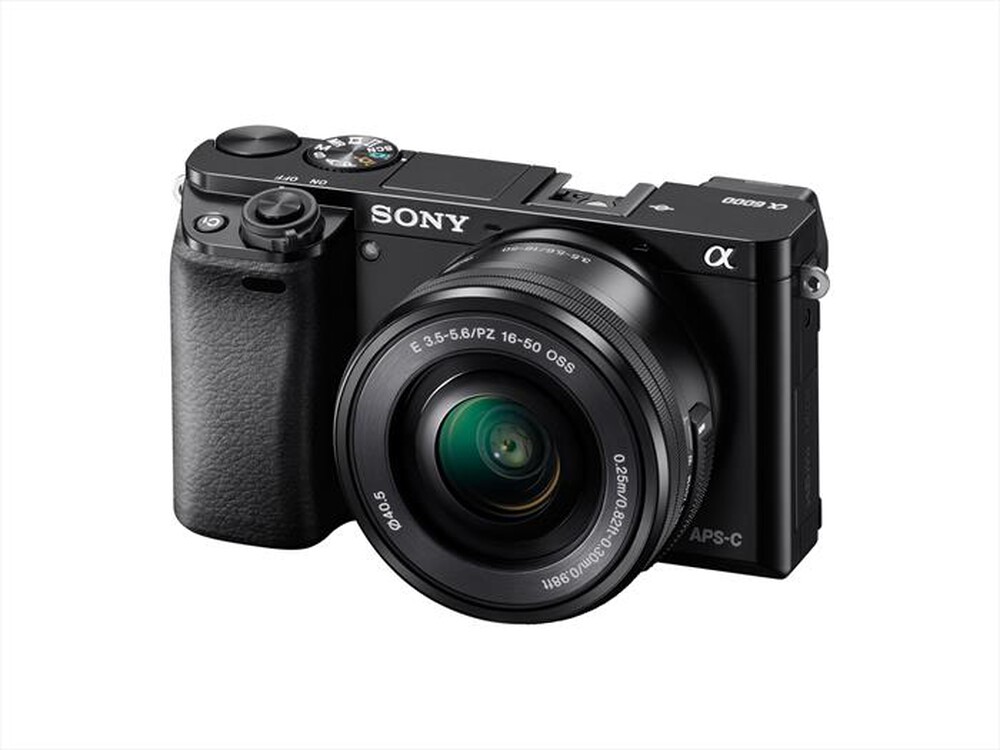 "SONY - Alpha ILCE6000LB-black"