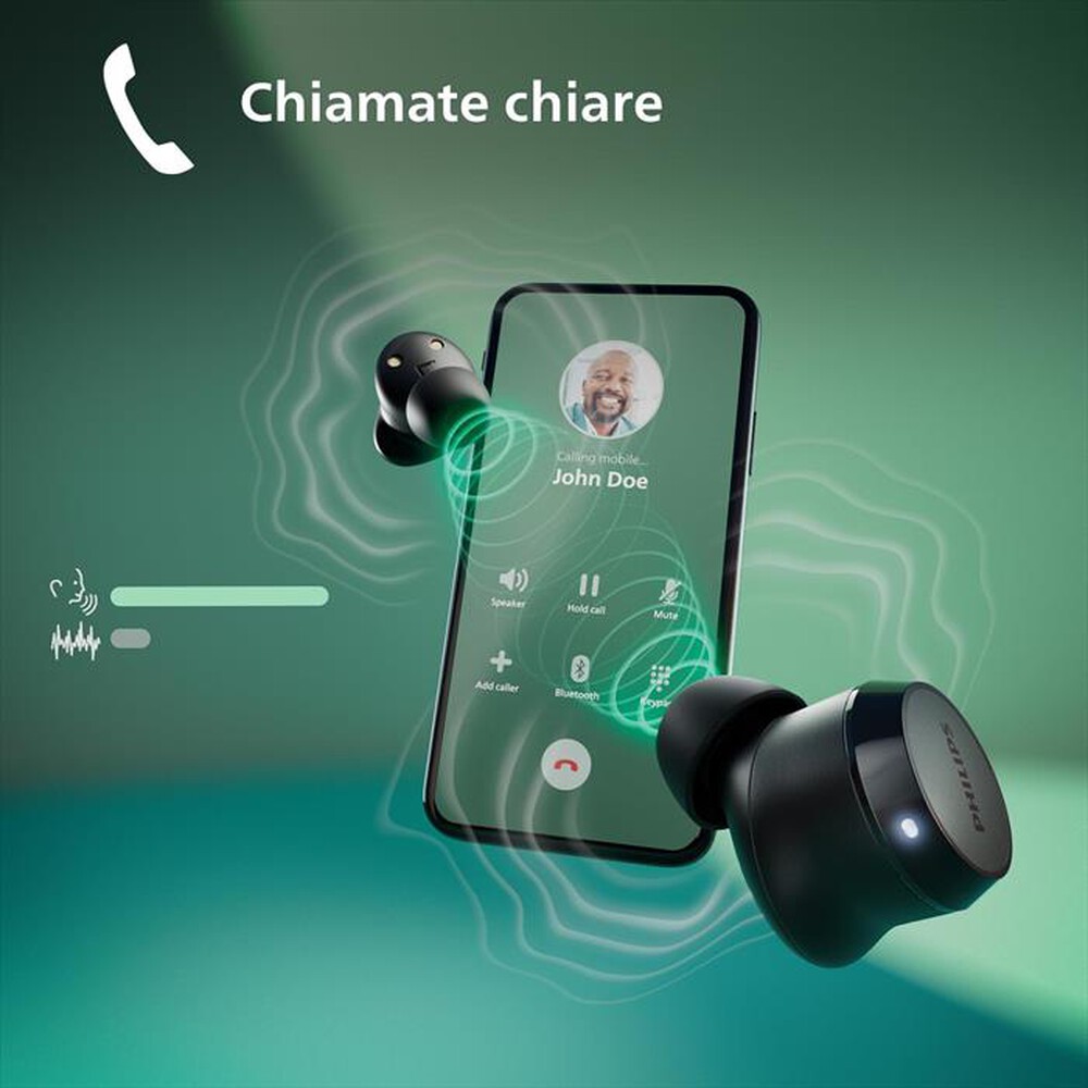 "PHILIPS - Auricolari bluetooth TAT1209BK/00-BLACK"