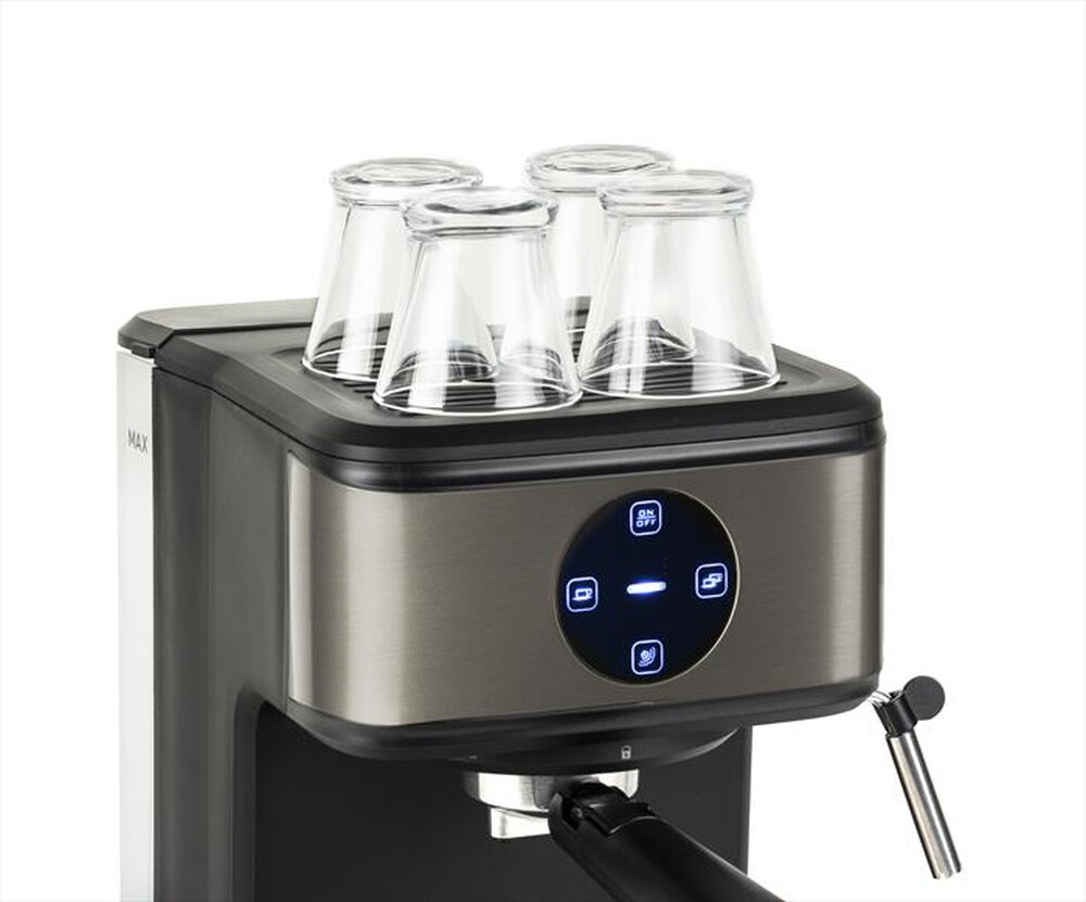"BLACK & DECKER - Macchina da caffè espresso BXCO850E-Grigio anti-impronta"