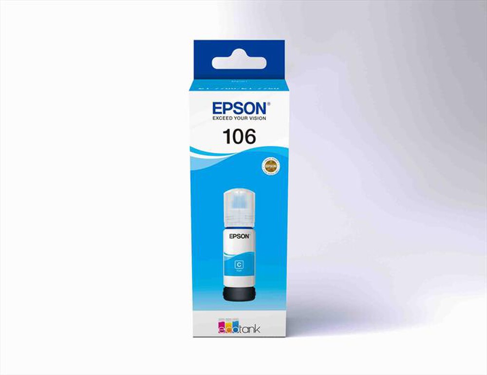 EPSON - 106  FLACONE DI INCHIOSTRO ECOTANK T00R2 CIANO-Ciano