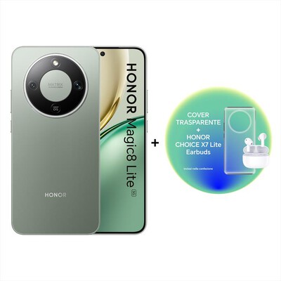HONOR - MAGIC8 LITE (8/256GB) + X7 LITE + TPU CASE-FOREST GREEN