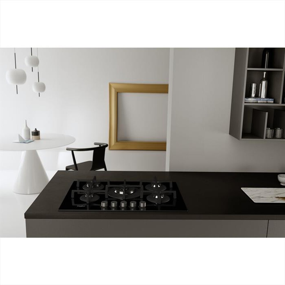 "WHIRLPOOL - Piano cottura a gas GOA 7523/NB 5 fuochi 73cm"