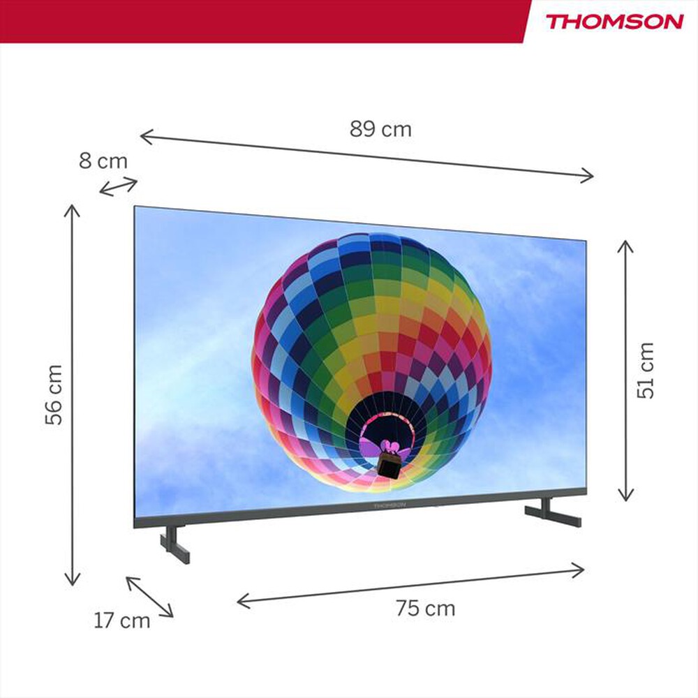 Immagine del prodotto THOMSON - Smart TV Q-LED FHD 40" 40QG4S14-nero