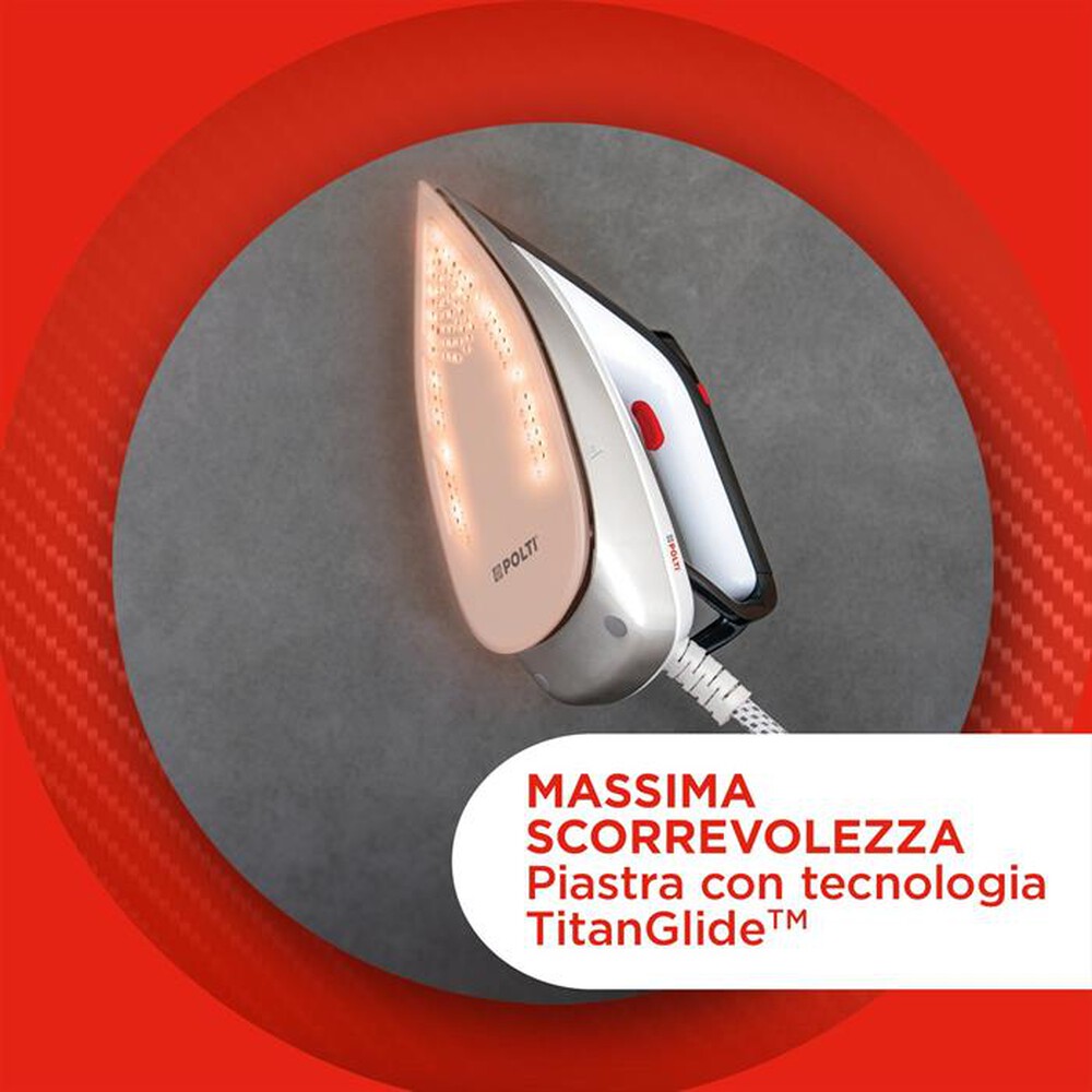 Immagine del prodotto POLTI - Sistema stirante VAPORELLA GLIDE VG40.20-Bianco-Grigio-Rosso
