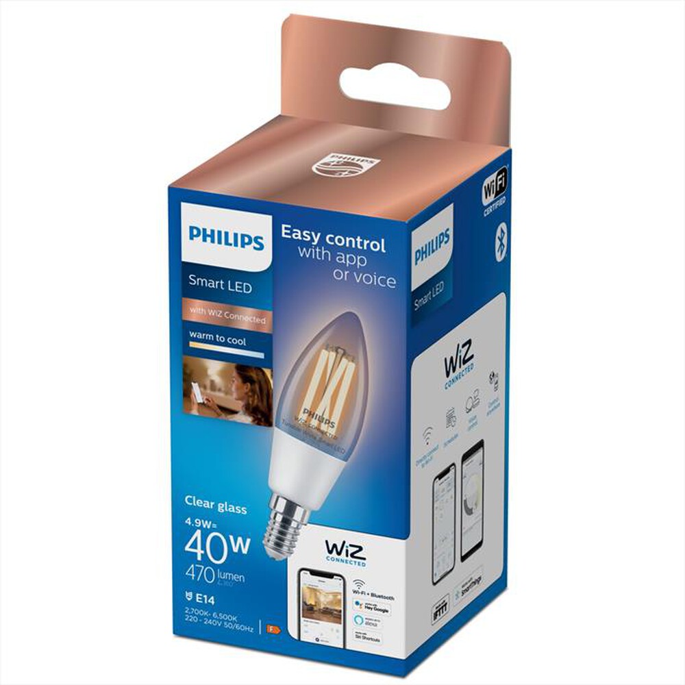 "PHILIPS - PHI SMART TW CANDELA FILAMENTO 40W E14"