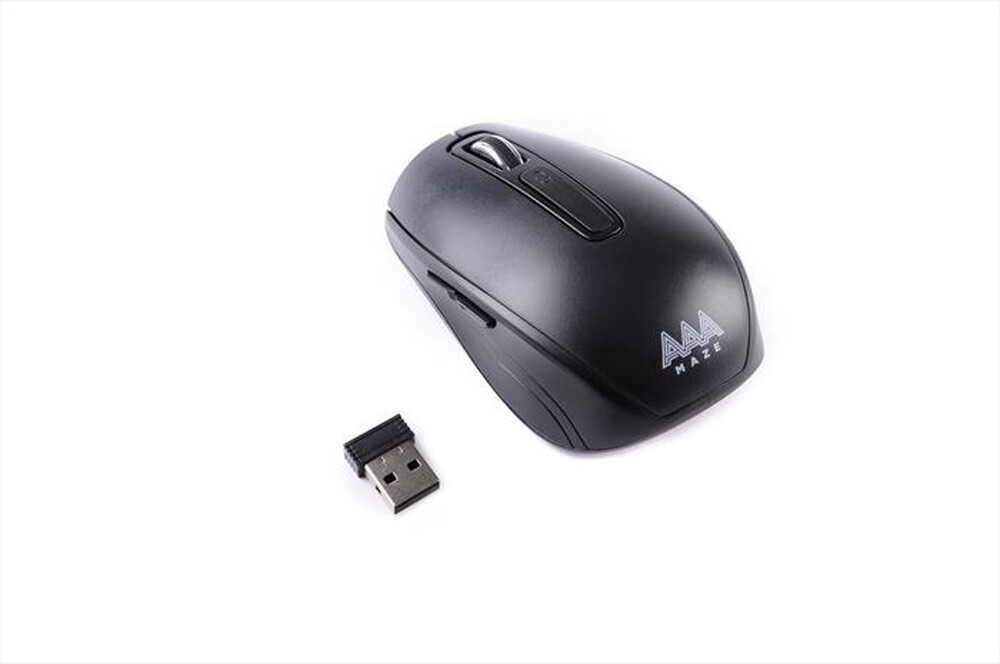 "AAAMAZE - KEYBOARD+MOUSE WIRELESS-Nero"