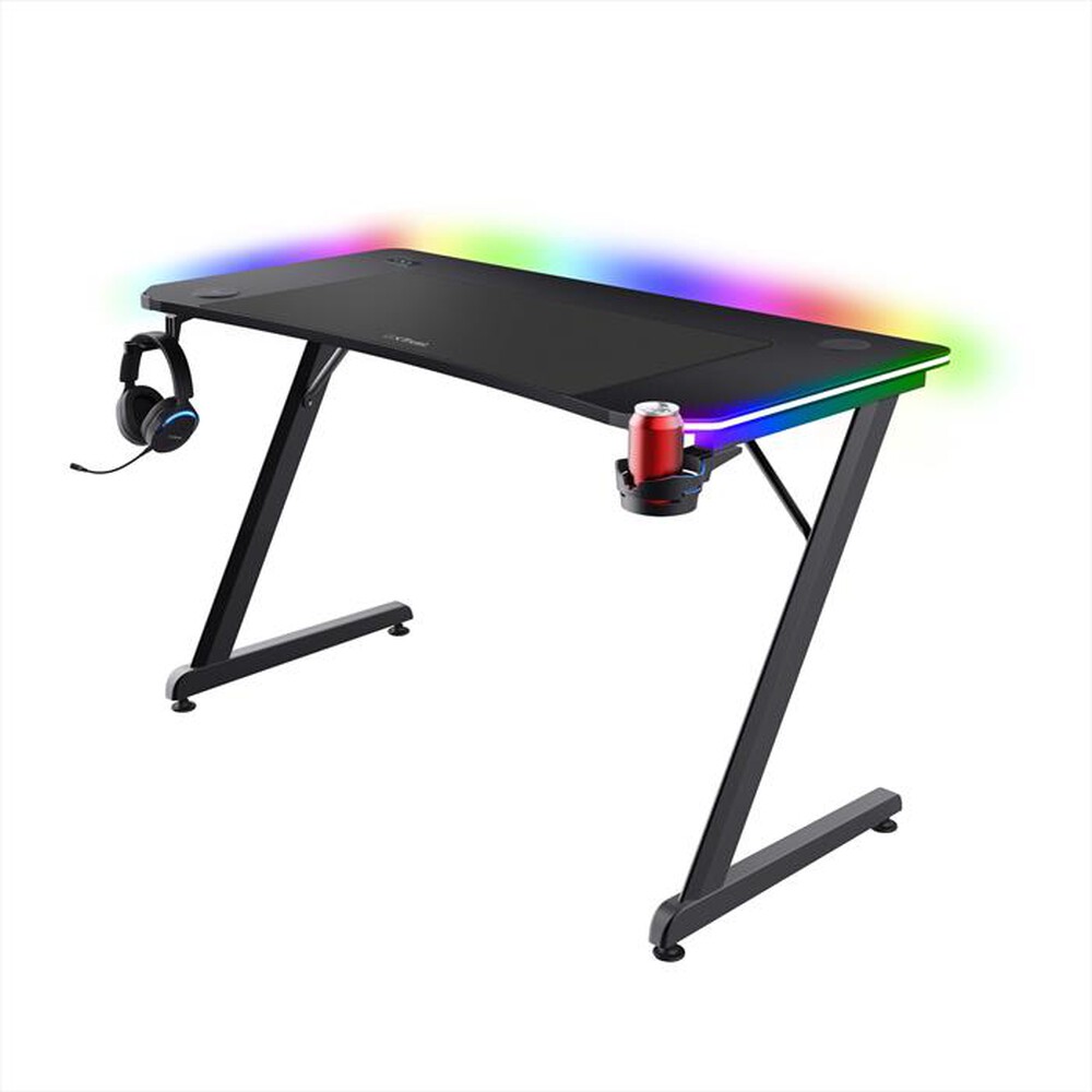 "TRUST - GXT710 LUMINUS PRO RGB DESK-Black/RGB"