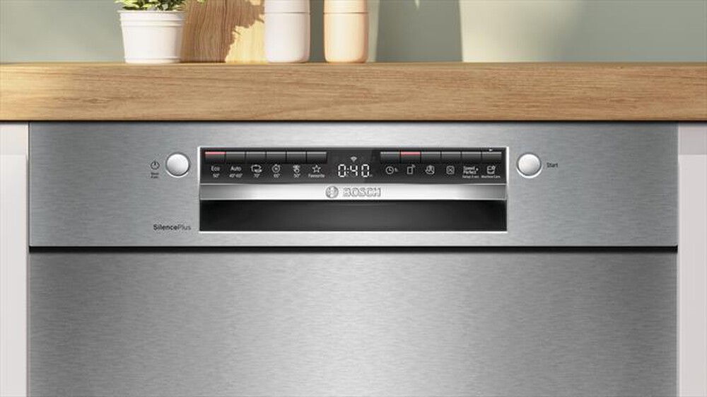"BOSCH - Lavastoviglie SMU4EVS08E Classe B 14 coperti-Acciaio spazzolato"