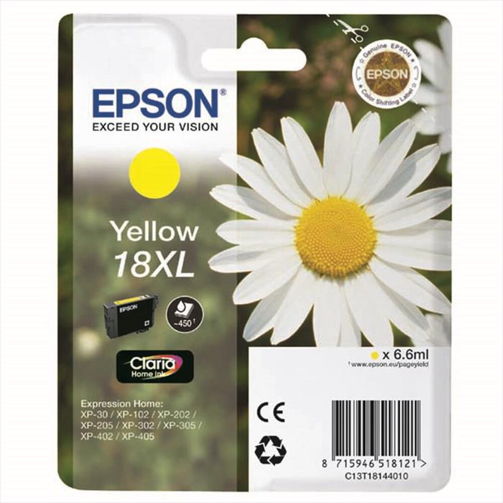 "EPSON - Cartuccia Giallo serie 18XL/Margherita - "