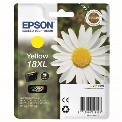EPSON - Cartuccia Giallo serie 18XL/Margherita - 