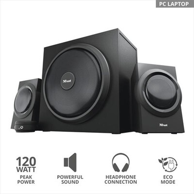 TRUST - YURI 2.1 SPEAKER SET-Black