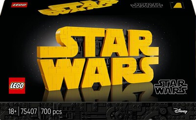 LEGO - STAR WARS Logo STAR WARS in mattoncini 75407
