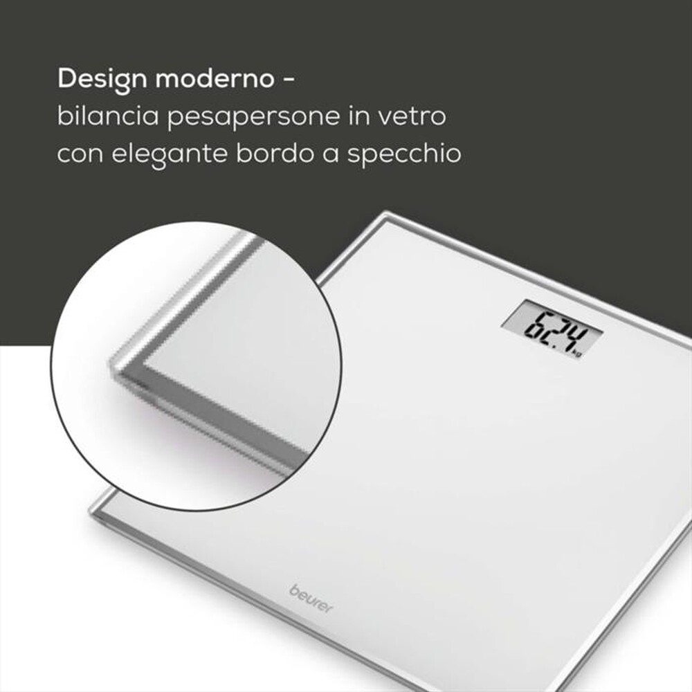 Immagine del prodotto BEURER - Bilancia pesapersone GS 120 KOMPAKT-Bianco