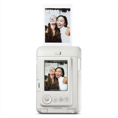 FUJI - Fotocamera compatta INSTAX MINI LIPLAY-BIANCO