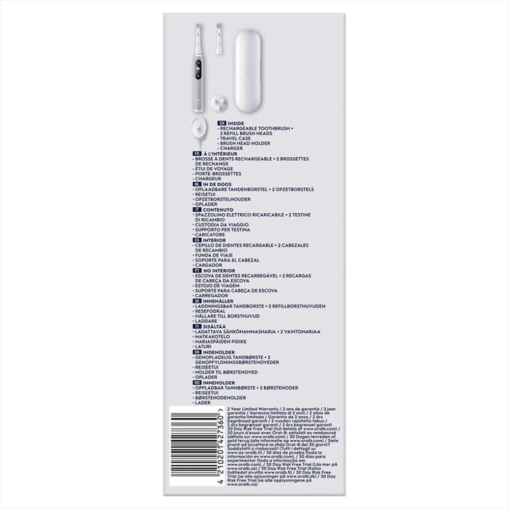 "ORAL-B - Spazzolino elettrico ricaricabile IO 6S-Grigio"