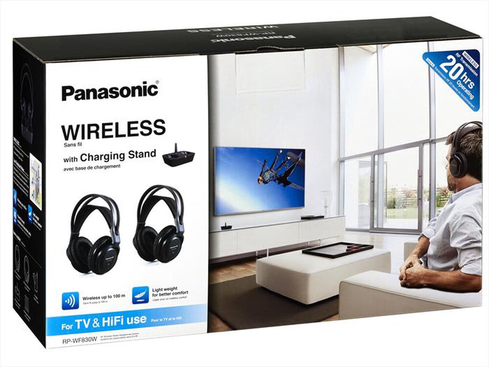 Immagine del prodotto PANASONIC - RP-WF830W (Cuffie wireless)-NERO