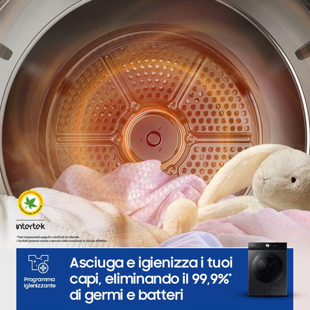 "SAMSUNG - Asciugatrice DV90BB7445GBS3 9 Kg Classe A+++-BLACK"
