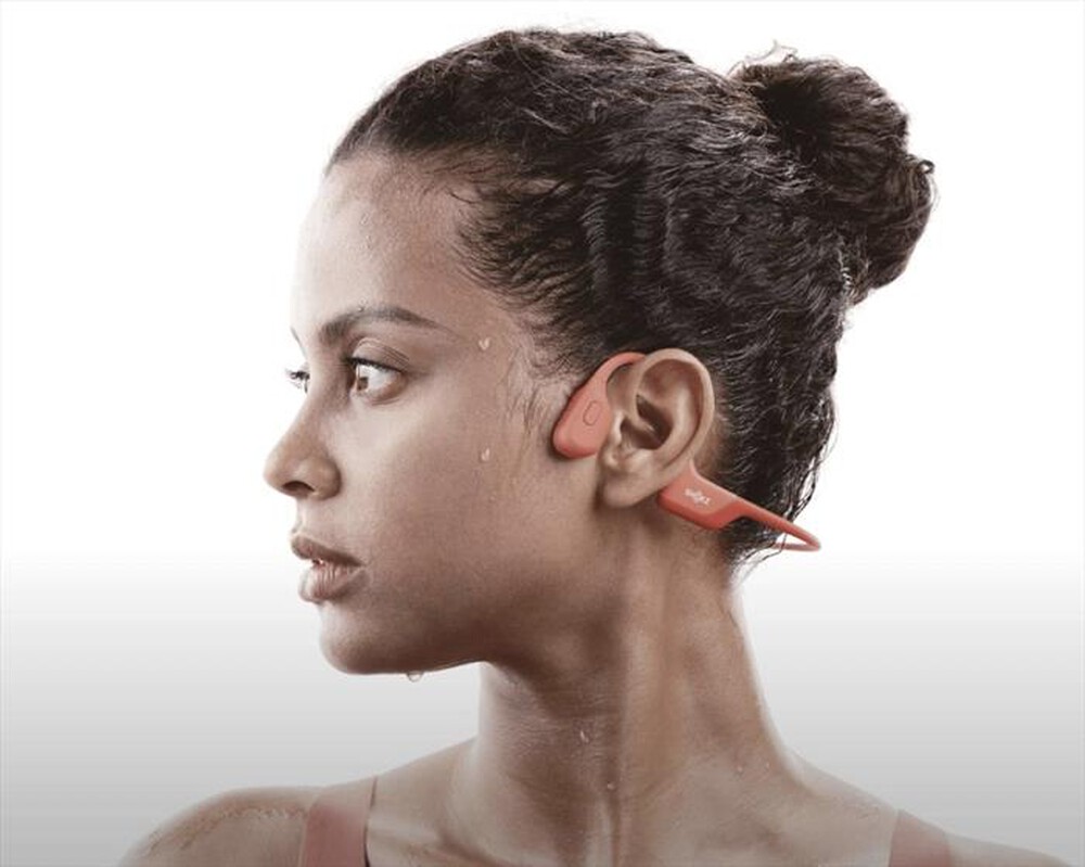 "SHOKZ - Auricolari a conduzione ossea OPENRUN PRO-rosa"