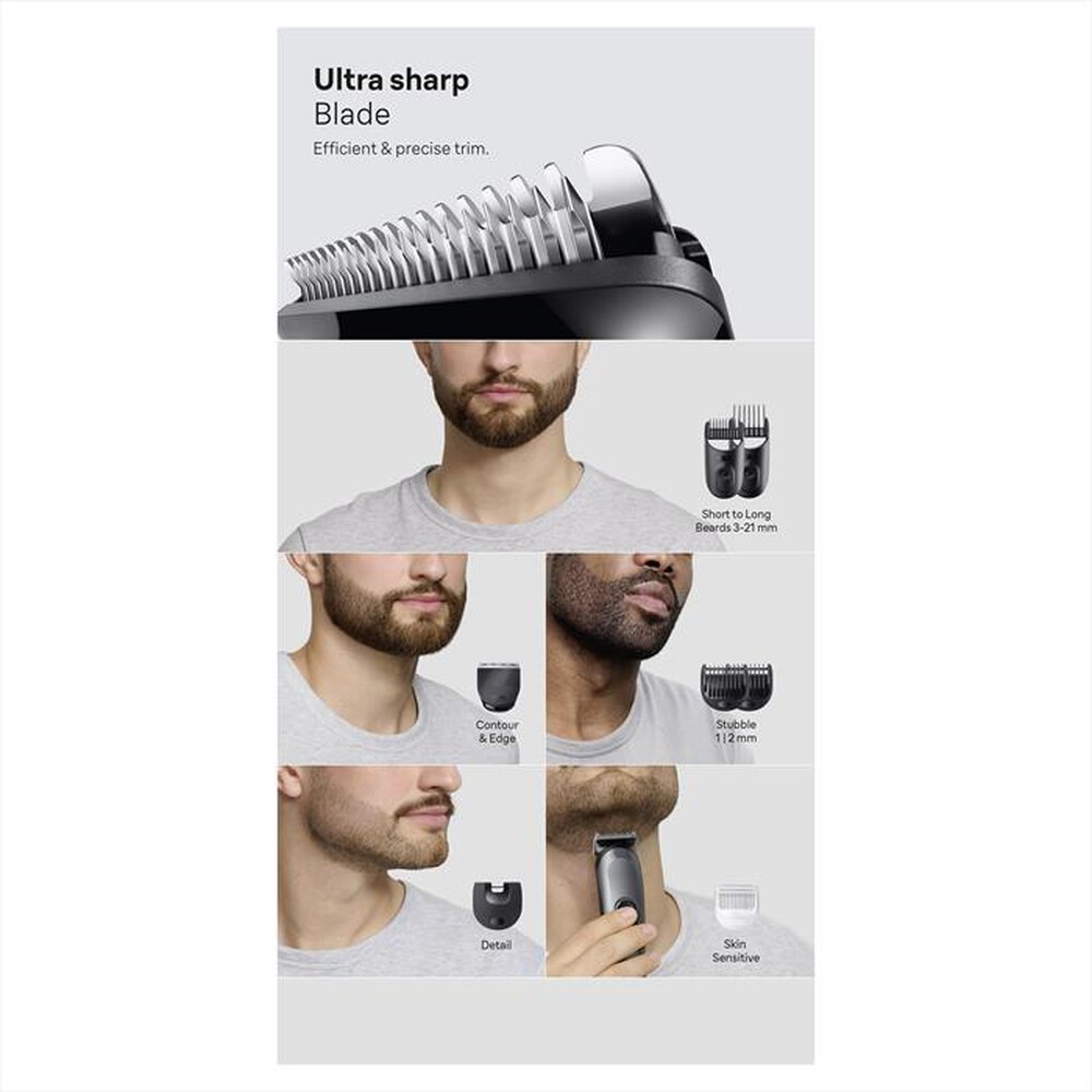 "BRAUN - Rasoio AIO 3540-GRIGIO"