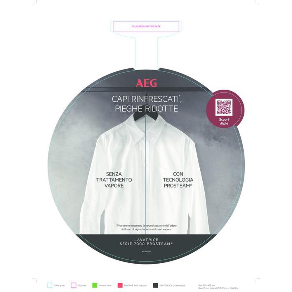 "AEG - Lavatrice LR7D96CW 9 Kg Classe A-Bianco"