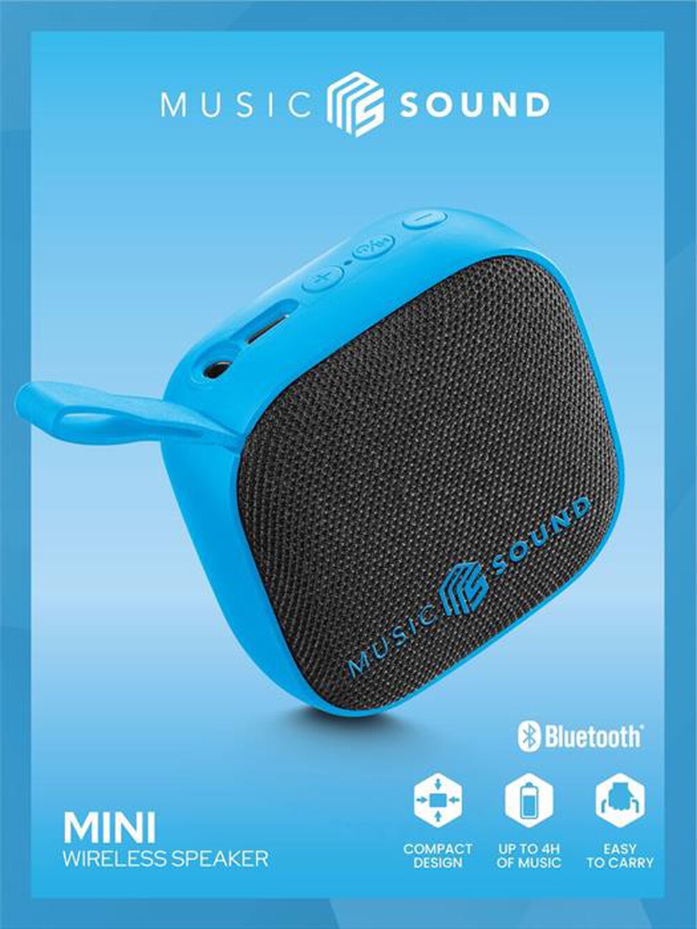 Immagine del prodotto MUSIC SOUND - WIRELESS SPEAKER MINI-Blu