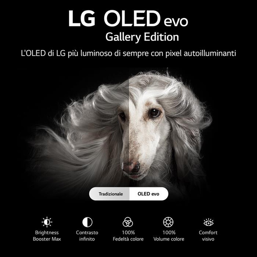 "LG - SMART TV OLED UHD 4K 55\" OLED55G26LA-Argento"