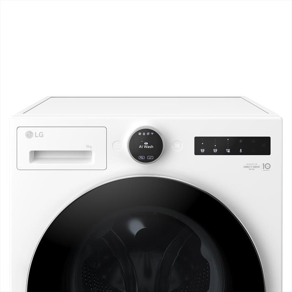 Immagine del prodotto LG - Lavatrice AI DD F4X9009TWCE 9 Kg Classe A-Ivory White