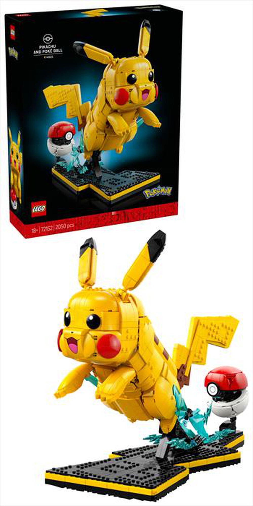 Immagine del prodotto LEGO - POKEMON PIKACHU E POKE' BALL - 72152-Multicolore