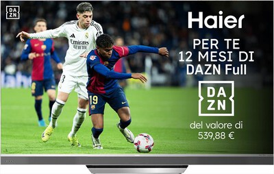 HAIER - Smart TV MINI LED UHD 4K 65" H65M95EUX 144Hz-Nero