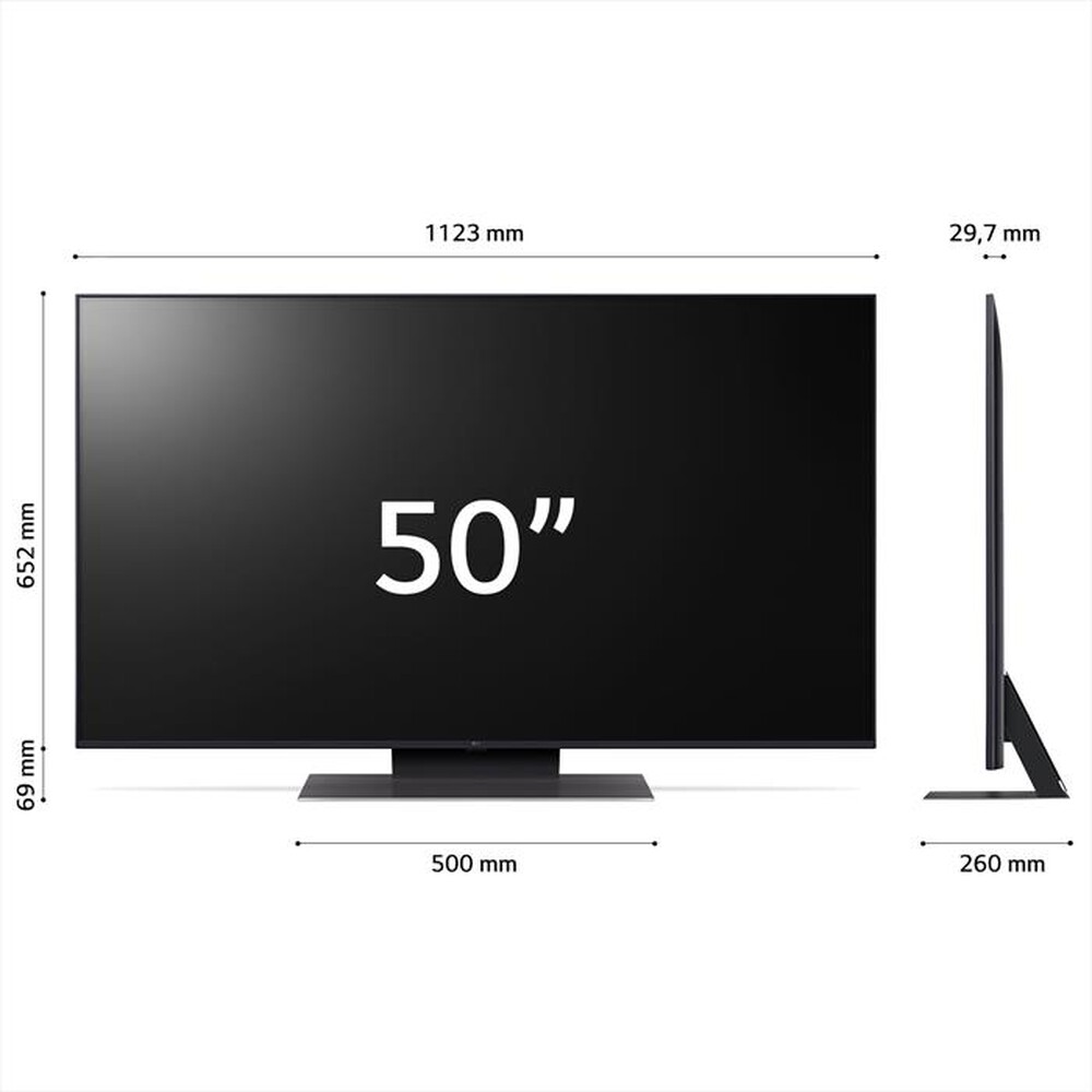 "LG - Smart TV LED UHD 4K 50\" 50UR91006LA-Blu"
